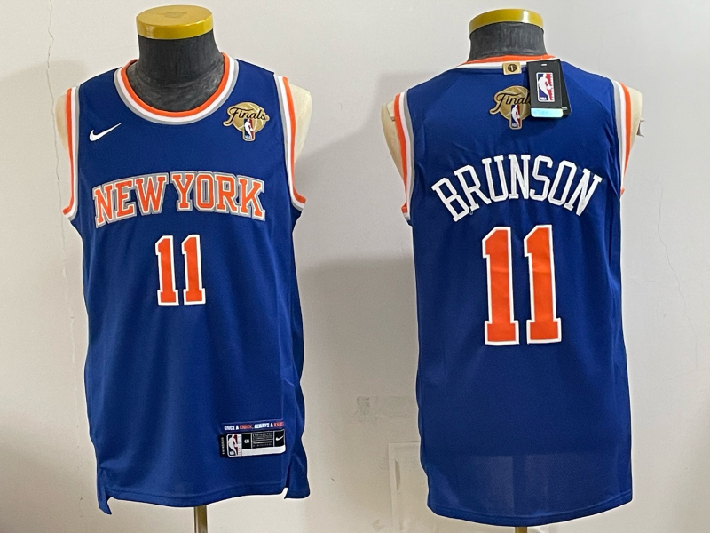 Men New York Knicks #11 Brunson blue 2026 Nike NBA jersey 0627001